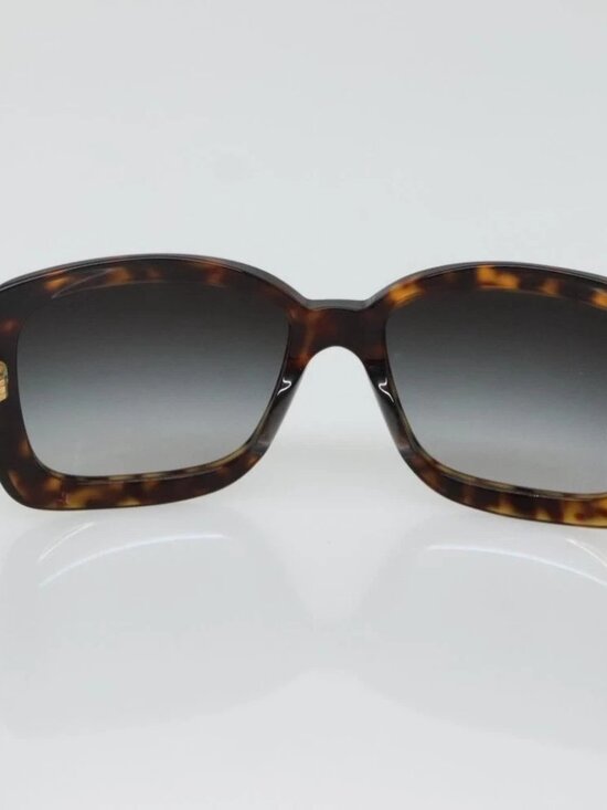 CHANEL Sunglasses Plastic Brown CC Auth sw1211 main image 5